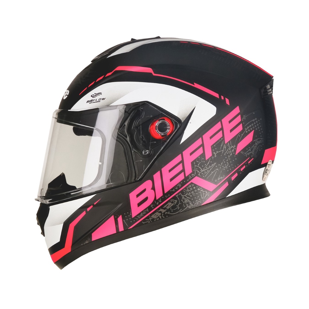 Capacete Bieffe B Naked Preto Fosco Com Rosa Shopee Brasil