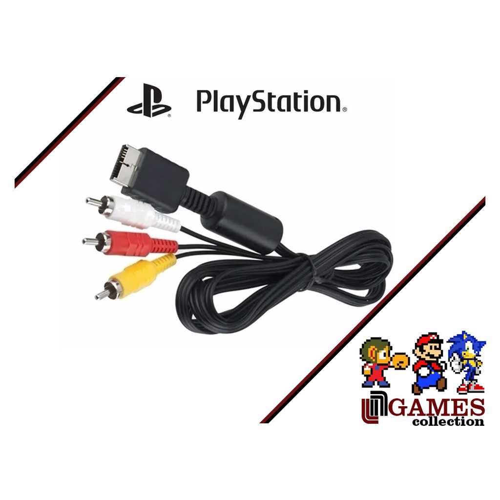 Cabo AV para PlayStation 1, PlayStation 2 ou PlayStation 3, novo e à
