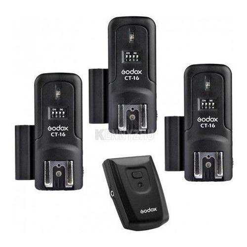 Rádio Flash 16 Canais Transmissor 3 Receptor P Estúdio Ct-16