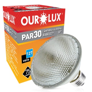 Lampada Halogena Par30 75W 127V E27 2800K Luz Amarela em Oferta na Shopee
