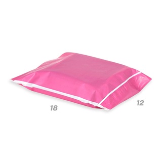 Envelope Segurança Plástico Reciclado Rosa Bebê 12x18 100und