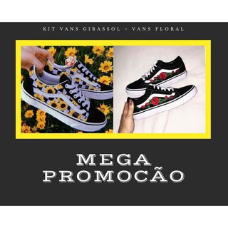 vans feminino floral