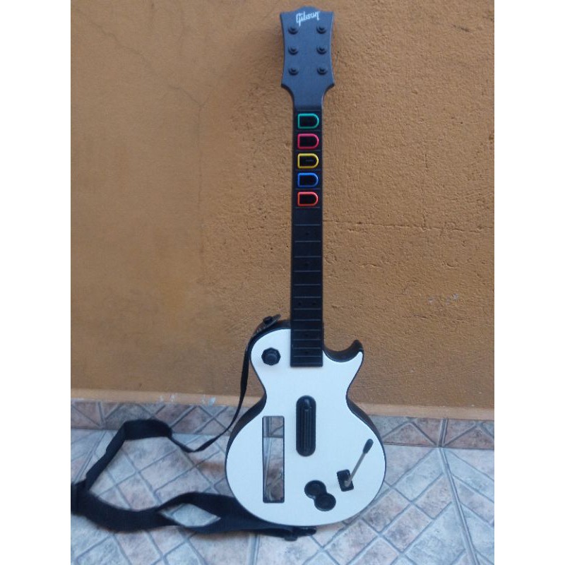 Guitarra Nintendo Wii Original Guitar Hero Escorrega o Preço