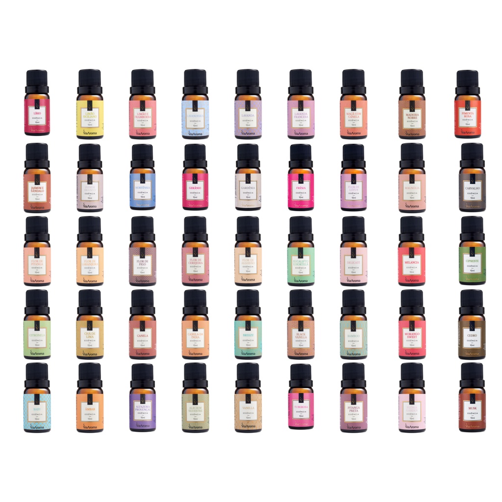 Essência Via Aroma Para Aromatizador Difusor Eletrico 10ml Varios Aromas