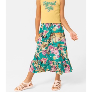 Saia Midi Infantil Praia Rovitex Kids Verde