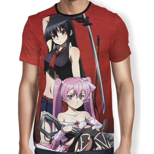 Camisa Full Print Mine e Akame - Akame ga kill