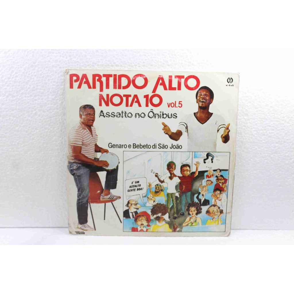 Lp Vinil - Genaro Bebeto Sao Joao Partido Alto Nota 10 Vol 5