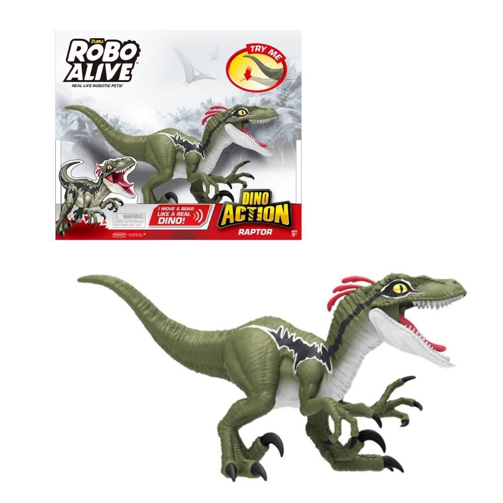 Robo Alive - Raptor - Dino Action em Oferta na Shopee