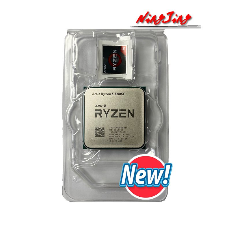 【 Original 】 AMD Ryzen 5 5600X Novo R5 5600X 3,7 GHz Processador De CPU De 12 Cordas 7NM 65W L3 = 32M 100-000000065 Soquete AM4