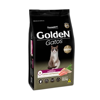 Ração Golden Gatos Adultos Castrados Frango 10,1 Kg em Oferta na Shopee
