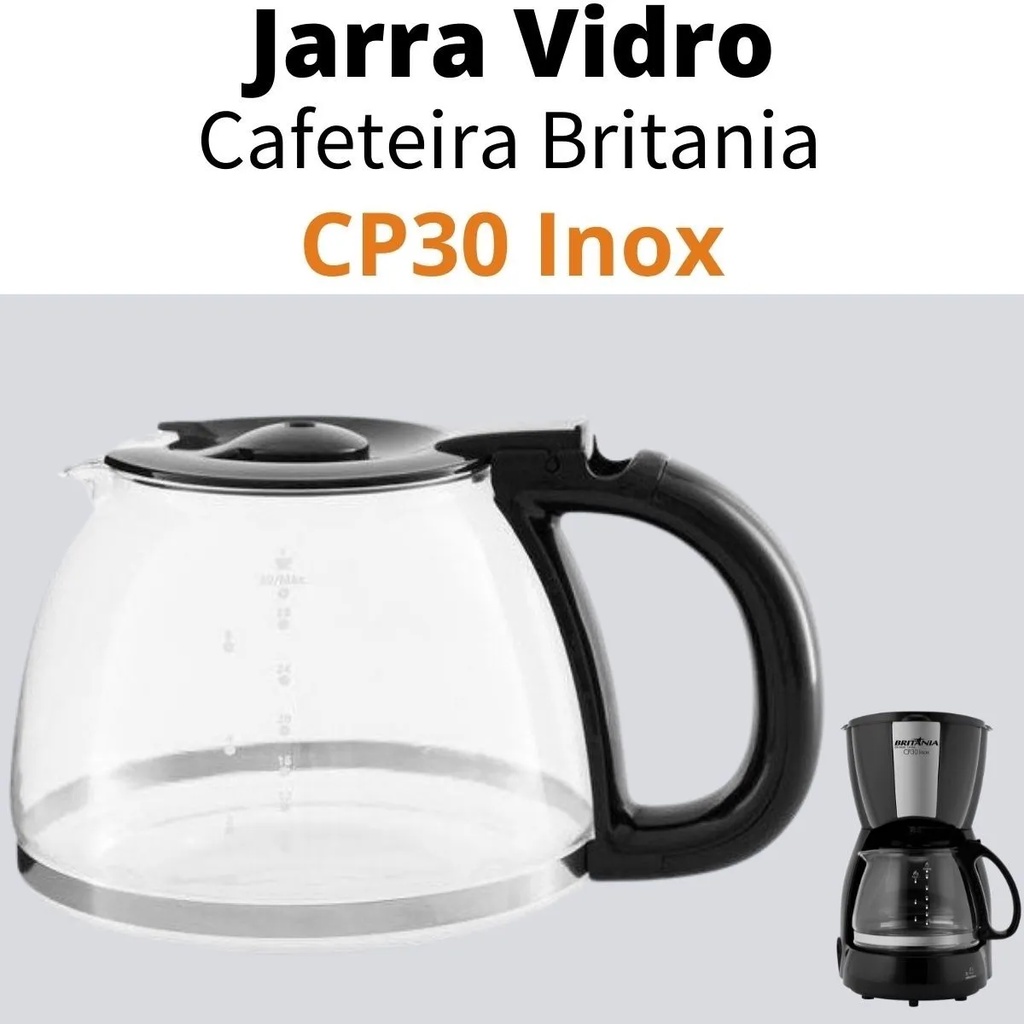 Jarra Original Cafeteira Britania Cp30 / Cp30 Inox / Bcf32 Inox