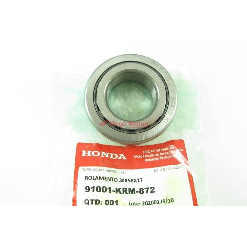 Rolamento Direito Virabrequim Titan 150 Original Honda