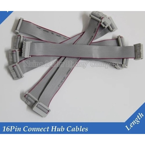 20 Pcs Cabo Flat 16 Vias Awg 28 Para Painel Led 17 Cm Frete