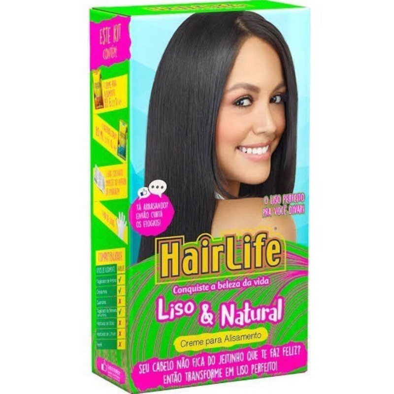 Alisante Hairlife Liso E Natural - VALIDADE DO PRODUTO : 06 / 2024 Hair