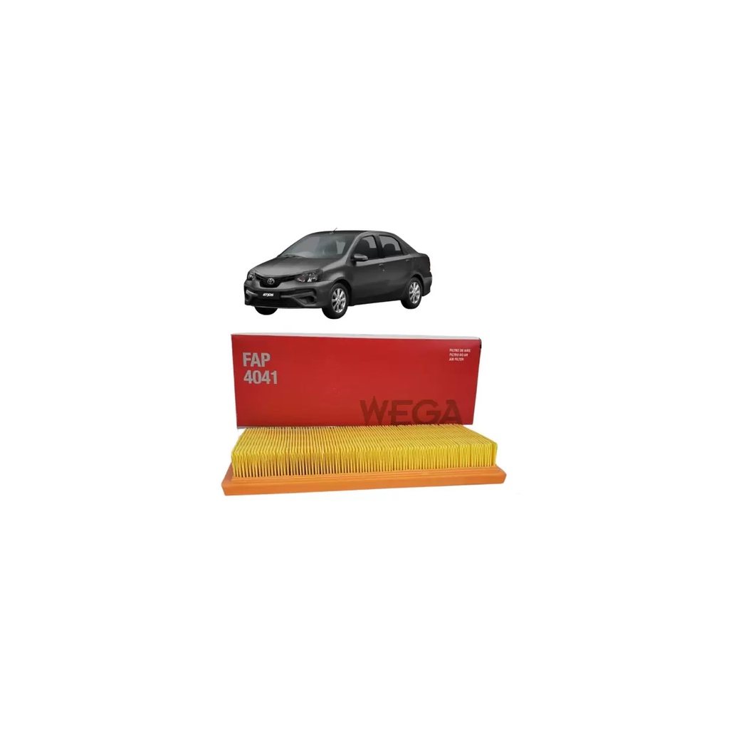 Filtro de Ar Motor Etios 16v 2016 em diante / Yaris 2018 em diante