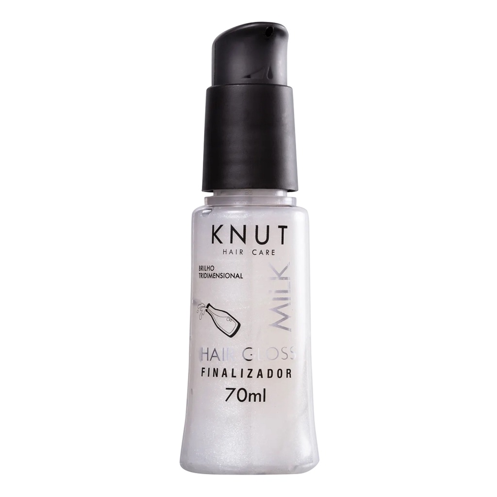 Hair Gloss Knut Milk 70ml – Brilho Intenso e Hidratação Profunda