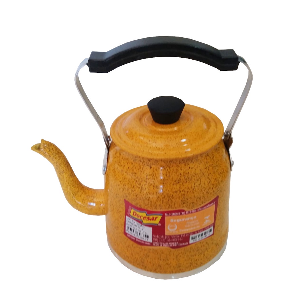 Chaleira De Alumínio Amarela pigmentada Classic 1.6L Belmar