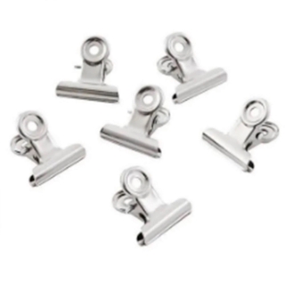 Kit unhas Presilha Pequena Curvatura C Inox unha Fibra Gel Nails 22mm