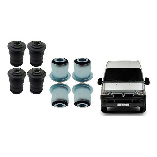 Kit Completo Bucha Mola Traseira Ducato Boxer Jumper (todas)