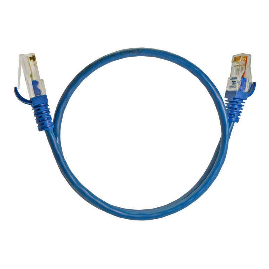 Cabo Patch Cord Cat6 100% Cobre Azul Furukawa 1 Mts Cat6