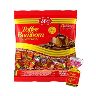 Balas Erlan pacote de diversos sabores Toffee Mentinha Macia Café