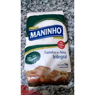 Farinha de Arroz Integral Maninho 1kg
