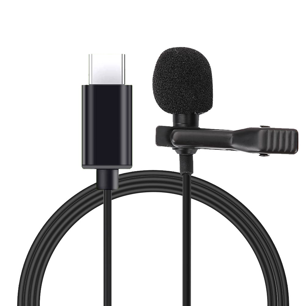 Microfone de lapela Inova Tipo - C MIC - 7588 Gravação Live Aulas