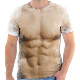 Camiseta Camisa Corpo Musculoso Barriga Carnaval Abadá