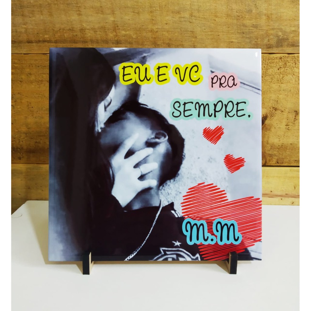 Quadro Azulejo Personalizado Com Foto E Frases Shopee Brasil 5133