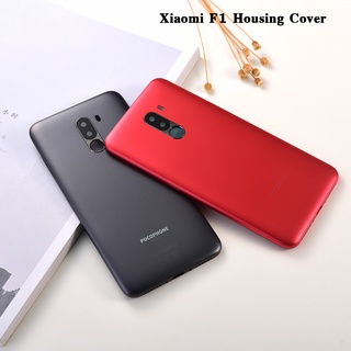 Xiaomi Poco F1 Tampa Traseira Da Bateria Painel De Plástico Porta Para O Pocophone F1 Com Logotipo Substituição Lente Câmera