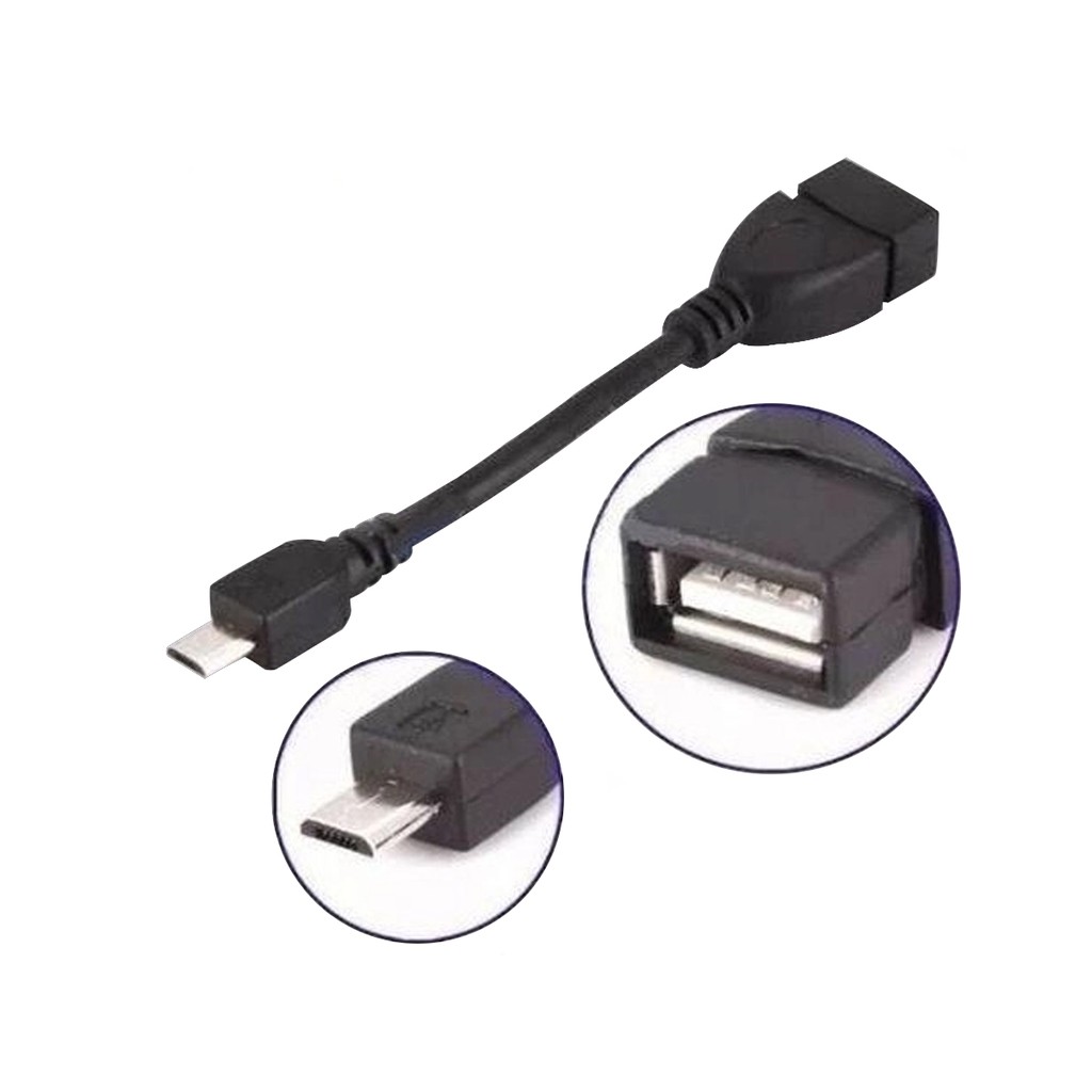 Adaptador Otg Micro Usb Pen drive Cabo V8 / Usb Celular Android Xiaomi Samsung