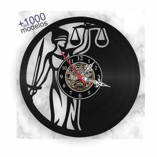 Relógio Parede Direito Profissões Advogado Disco Vinil Lp