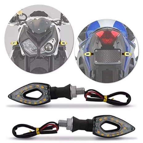 Pisca Led Moto Seta Esportiva Modelo Flecha Moto cbx cb 300 cb 500 xt 660 cbf 600 bandit z 750