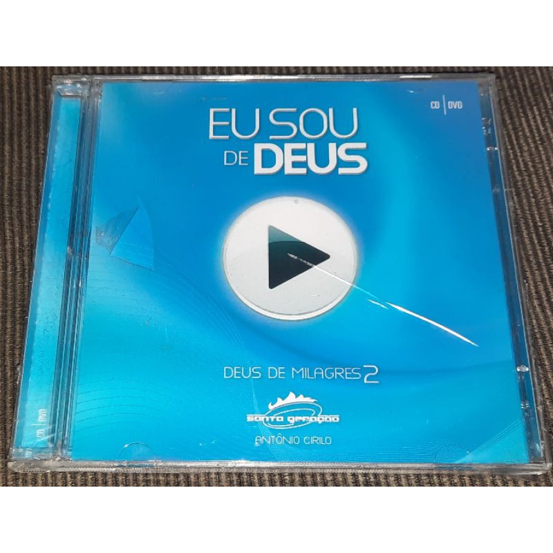 CD e DVD Pr. antonio cirilo eu sou de Deus de Milagres lacrado 8025