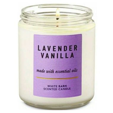 bath and body works purple candle