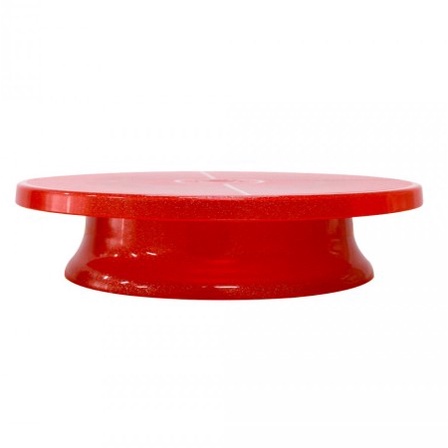Bailarina VERMELHO GLÍTER Shine BlueStar para manuseio de bolos e tortas