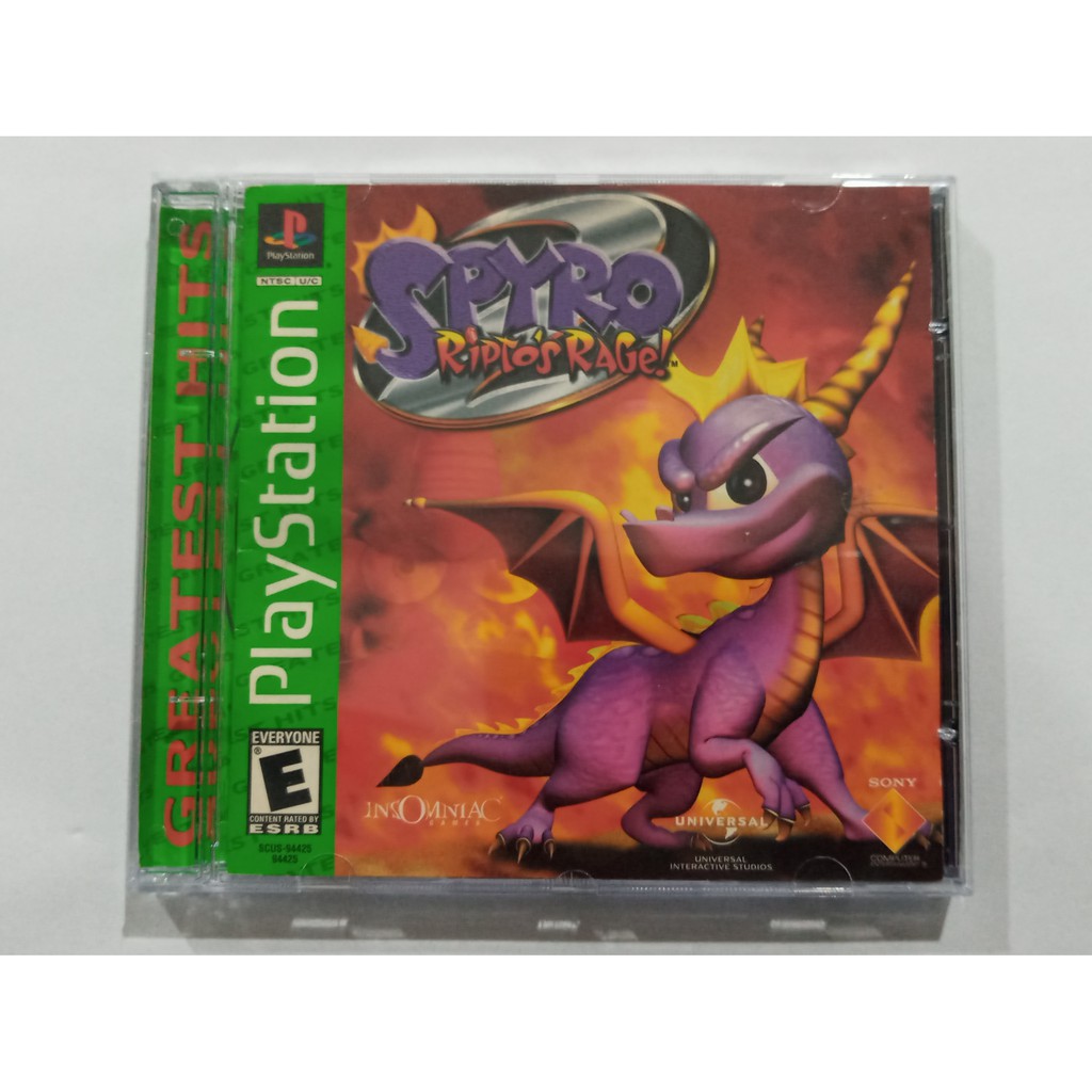 Spyro Ripto's Rage p/ PS1 Playstation 1 Original Completo | Shopee Brasil