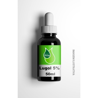 Solução Lugol 5% 30ml -inorgânico 5% com frasco antivazamento.