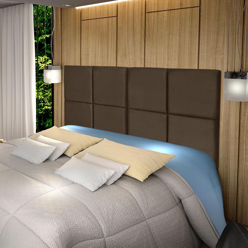 Painel Estofado Para Cama Queen DoceLar 160 cm em Oferta na Shopee