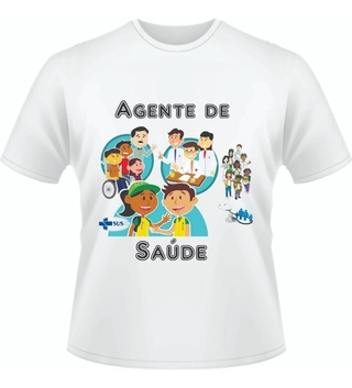 Camiseta Unissex Profissões Agente Comunitário De Saúde Ref2