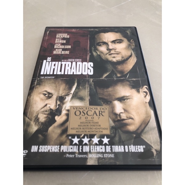 Dvd Do Filme Os Infiltrados De Martin Scorcese Shopee Brasil 6861