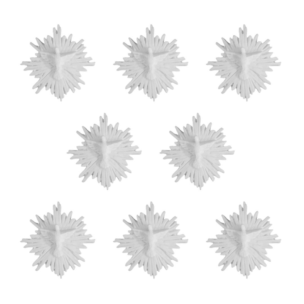 25 Mini Divino Espírito Santo Esplendor Aplique Lembrancinha Festa Batizado