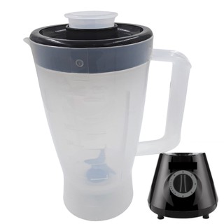 Copo Liquidificador Cadence Pratic White Trapeze Cristal tampa Preta