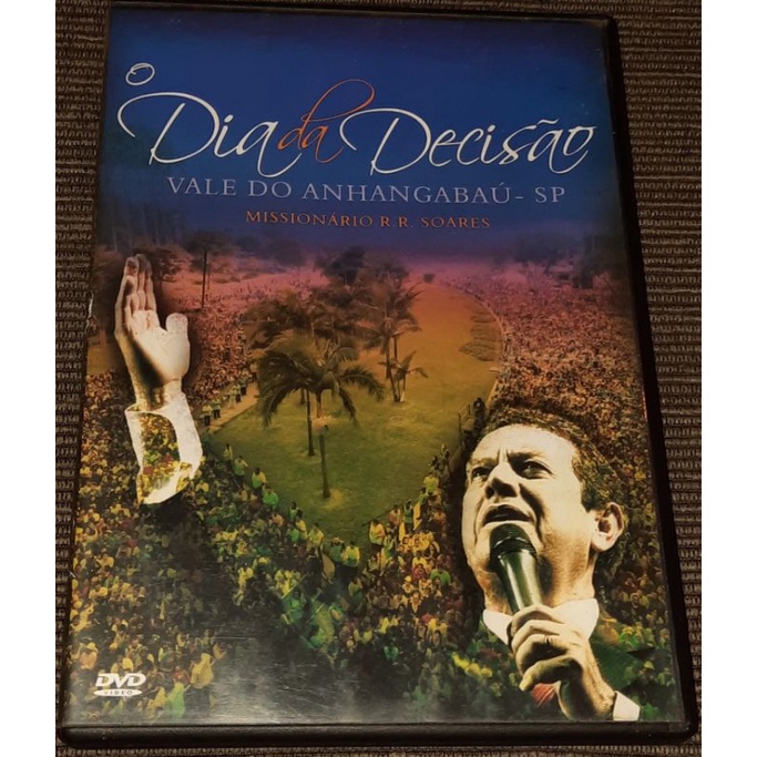 DVD Missionario R.R Soares o dia da decisão original 329