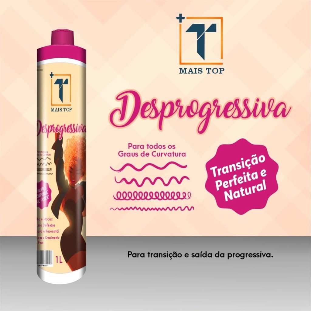 Cabelo Cachos Tratamento Capilar Desprogressiva Transição Capilar Volta os Cachos em Oferta na Shopee