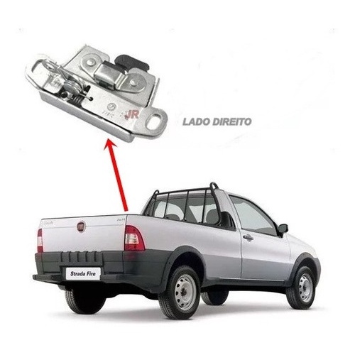 Fechadura Tampa Traseira Strada 2005 A 2019 Lado Direito