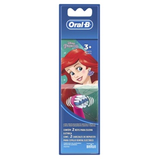 Refil Escova Elétrica Oral-B Princess Disney 2 Unidades em Oferta na Shopee