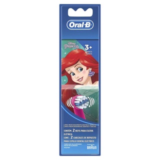 Refil Escova Elétrica Oral-B Princess Disney 2 Unidades