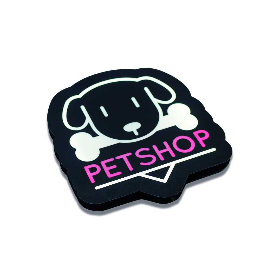 Letreiro Led Luminoso Pet Shop - Decoração Pet Shop