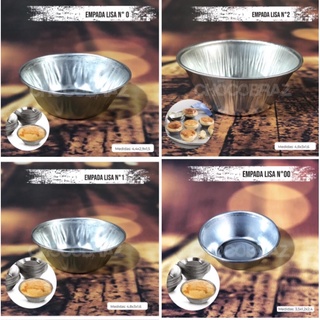 12 formas empada lisa n 00/0/1/2/3 Flandres em Oferta na Shopee